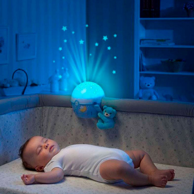 Ночники, проекторы - Игрушка-проектор Chicco Next 2 Stars голубая со звуковым эффектом (07647.20)#5