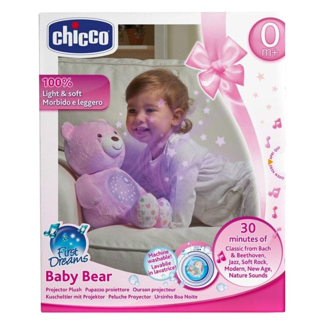 Ночники, проекторы - Игрушка музыкальная Медвежонок Chicco (08015.10) (8015,1)#3