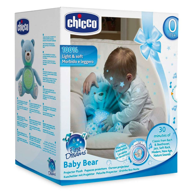 Ночники, проекторы - Игрушка музыкальная Медвежонок Chicco (08015.20) (8015,2)#3