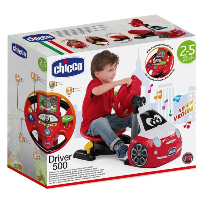 Развивающие игрушки - Музыкальная игрушка Chicco Fiat 500 driver (07646.00)#2