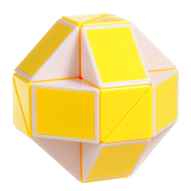 Головоломки - Головоломка Змійка біло-жовта Smart Cube (4820196788317)#3