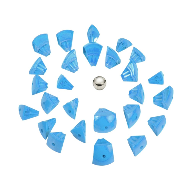 Магнитные конструкторы - Магнитный конструктор Geomag КОR Бело-голубой  (PF.800.673.00)#5