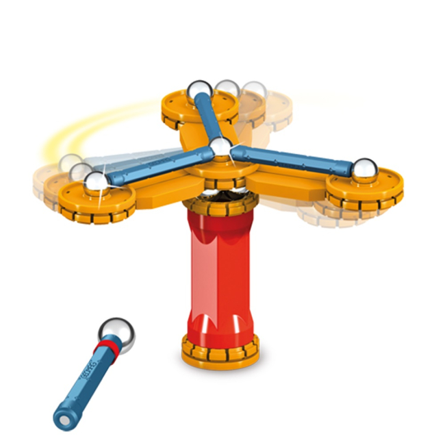 Магнітні конструктори - Магнітний конструктор Geomag Механіка 33 деталі  (PF.530.720.00)#3