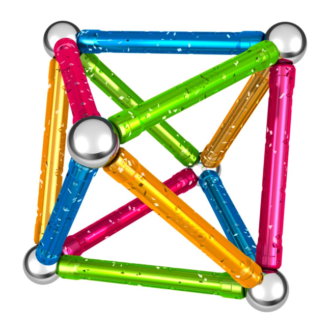 Магнітні конструктори - Магнітний конструктор Geomag Glitter 30 деталі (PF.527.531.00)#2