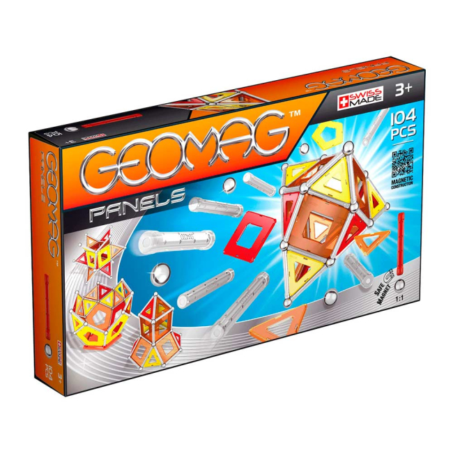 Магнітні конструктори - Магнітний конструктор Geomag Panels 104 деталі (PF.520.453.00)#6