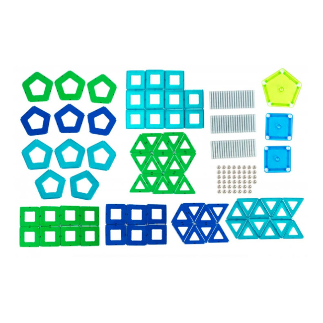 Магнітні конструктори - Магнітний конструктор Geomag Panels 180 деталей (PF.520.454.00)#5