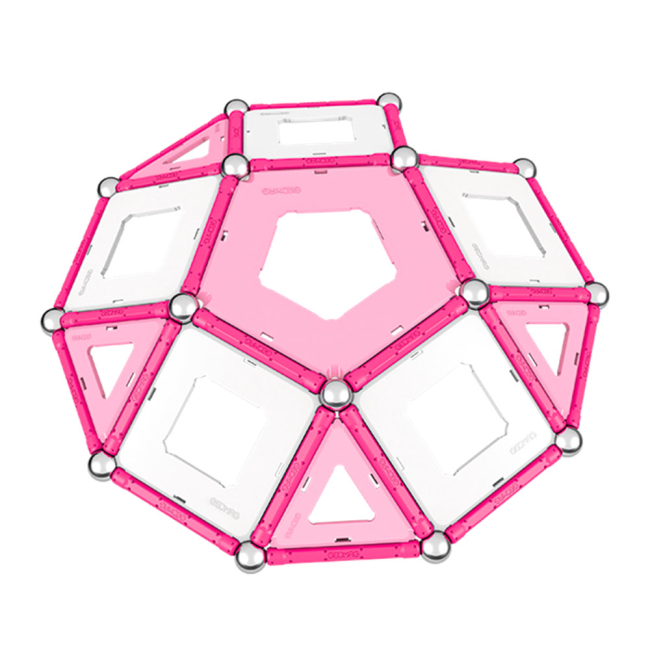Магнітні конструктори - Магнітний конструктор Geomag Pink 142 деталі (PF.524.343.00)#2
