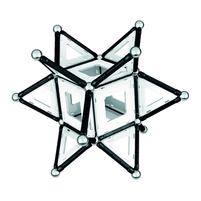 Магнітні конструктори - Магнітний конструктор Geomag Panels BlackWhite 104 деталі (PF.511.013.00)#3