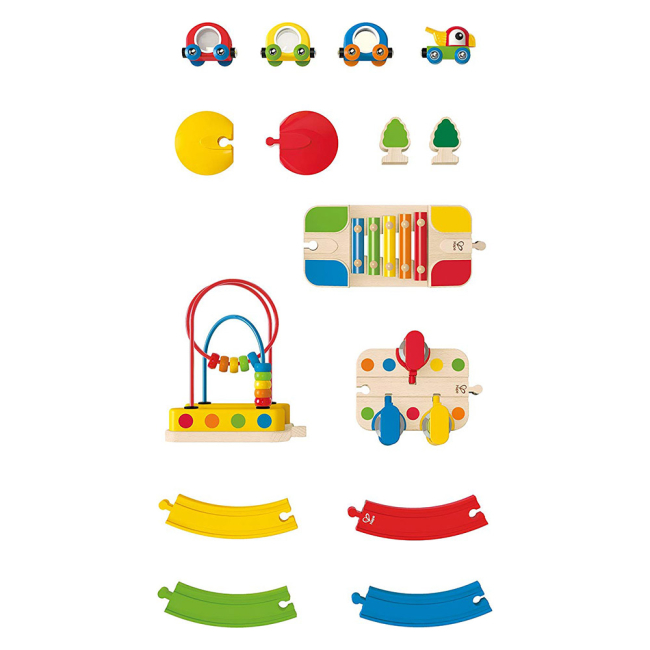 Железные дороги и поезда - Деревянная железная дорога Образы и звуки Hape (E3815)#2