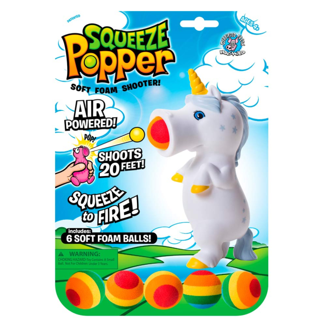 Антистрес іграшки - Іграшка Squeeze Popper Стріляюче звірятко Едіноріг (54906)#2