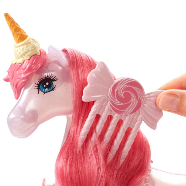 Транспорт і улюбленці - Фігурка Barbie Єдиноріг з Дрімтопіі (DWH10)#4