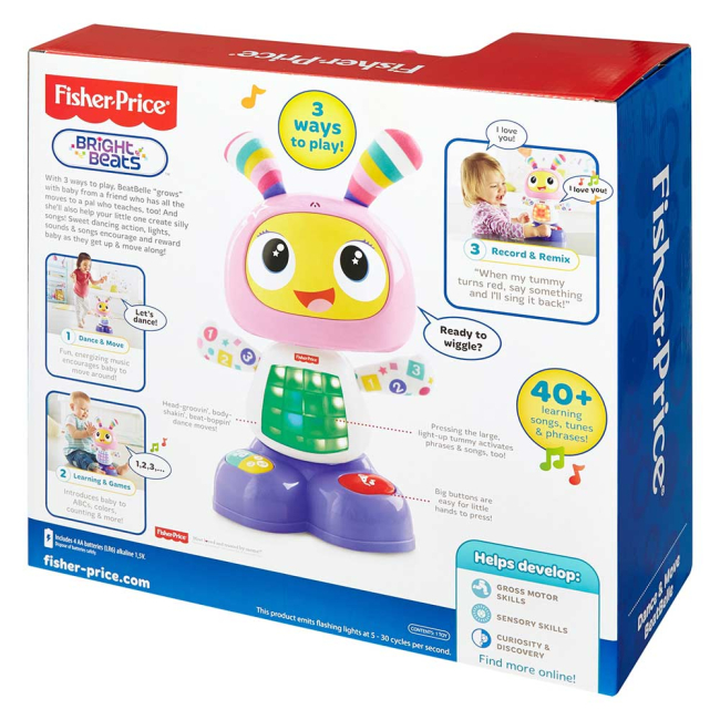 Развивающие игрушки - Интерактивная игрушка Fisher-Price Робот БиБель на русском (FBC98)#4