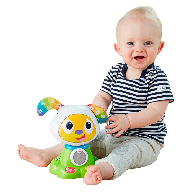 Развивающие игрушки - Интерактивная игрушка Fisher-Price Танцующий щенок робота Бибо на русском (FBC96)#4