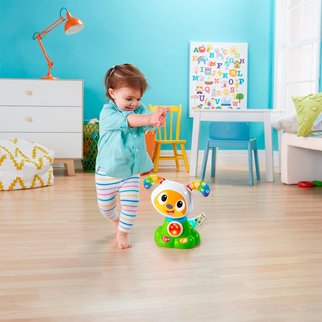 Развивающие игрушки - Интерактивная игрушка Fisher-Price Танцующий щенок робота Бибо на русском (FBC96)#5