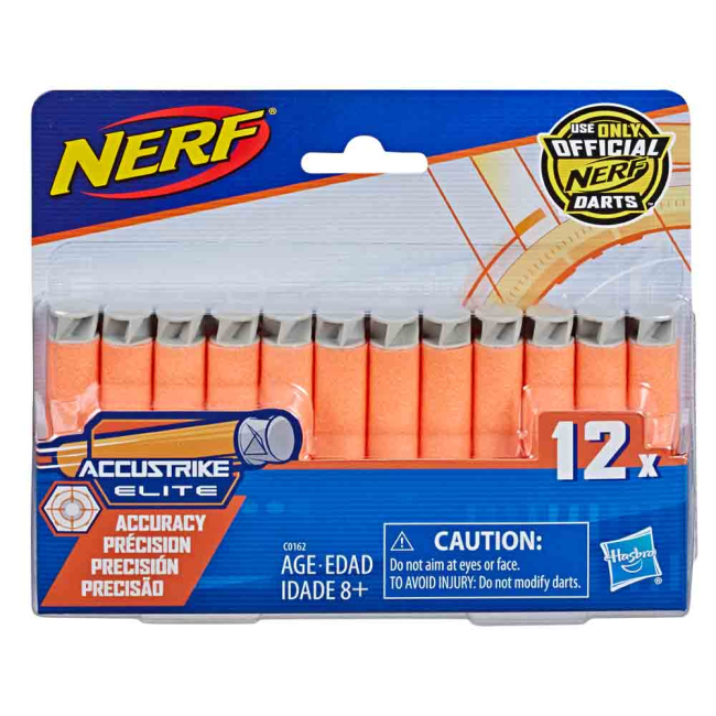 Боеприпасы - Игрушечные патроны Nerf Набор дротиков 12 шт (C0162)#2