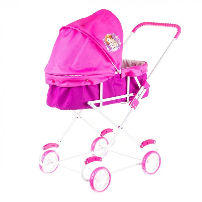 Транспорт и питомцы - Коляска Disney Sofia The First Зимняя в металлическом корпусе  (D1005S)#3