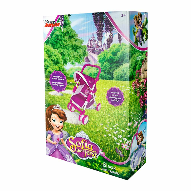 Транспорт і улюбленці - Коляска Disney Princess Sofia The First літня (D1011S)#2