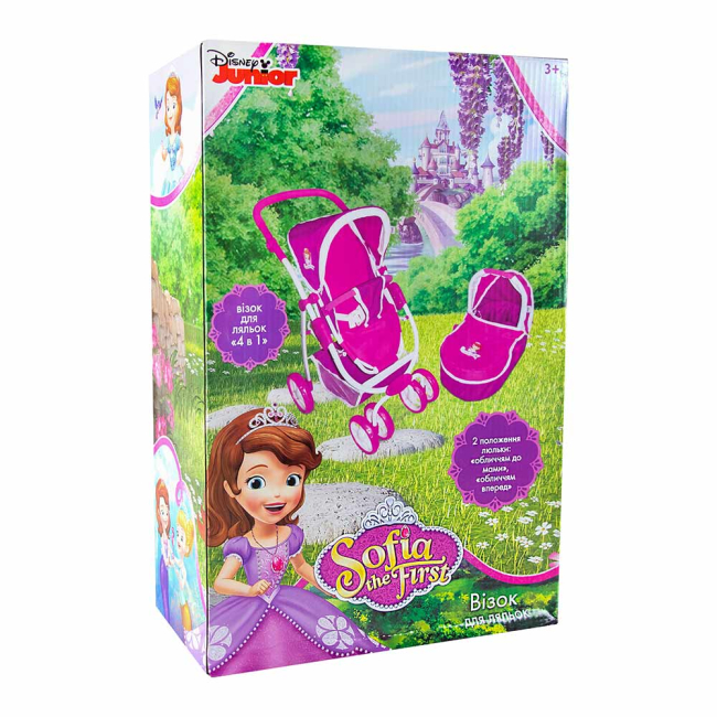 Транспорт и питомцы - Коляска Disney Princess Sofia The First зима-лето (D1014S)#4