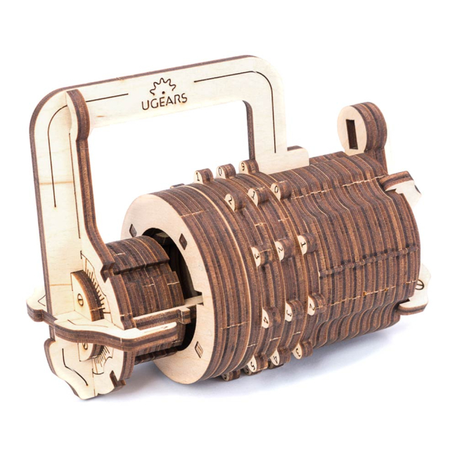 3D-пазли - Тривимірний пазл Ukrainian Gears Кодовий замок механічний (70020)#2