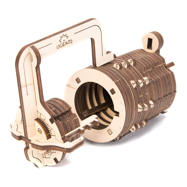 3D-пазли - Тривимірний пазл Ukrainian Gears Кодовий замок механічний (70020)#3