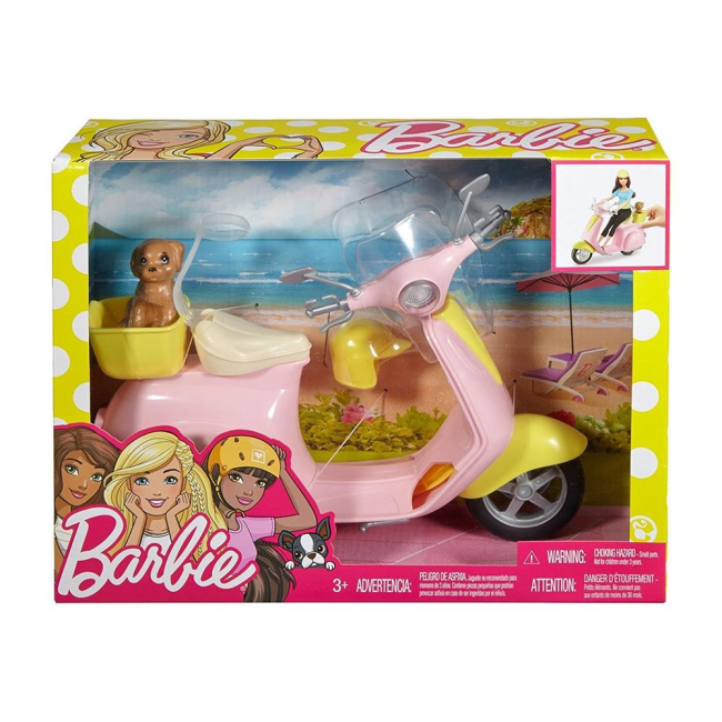 Транспорт и питомцы - Акссесуары для куклы Мопед Barbie (DVX56)#3