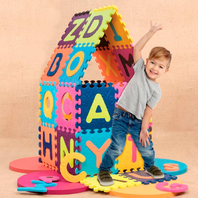 Пазли - Дитячий розвиваючий килимок пазл Battat ABC (BX1210Z)#4