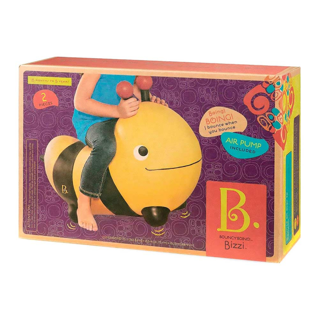 Спортивные активные игры - Баттатопрыгун Пчела ла ла с насосом Battat (BX1455Z)#3