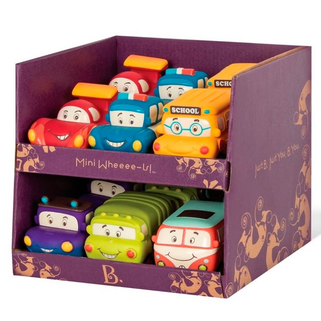 Машинки для малюків - Машинка інерційна Battat Кумедний автопарк Джип (BX1501Z)#2