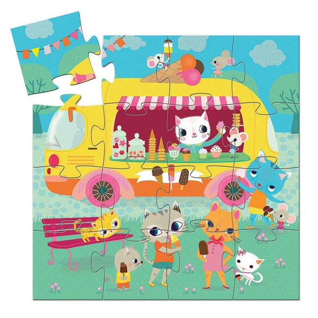 Пазлы - Пазл Мороженое DJECO 16 элементов (DJ07264)#2