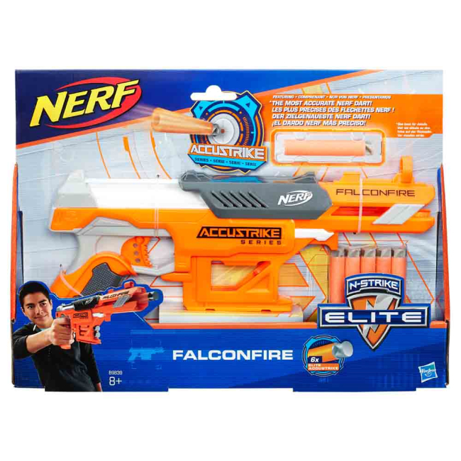 Помповое оружие - Игрушечное оружие Nerf Elite Бластер FalconFire (B9839)#2