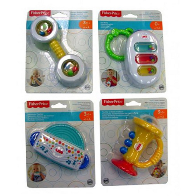 Погремушки, прорезыватели - Музыкальная погремушка Fisher-Price в ассортименте (FFL29)#3