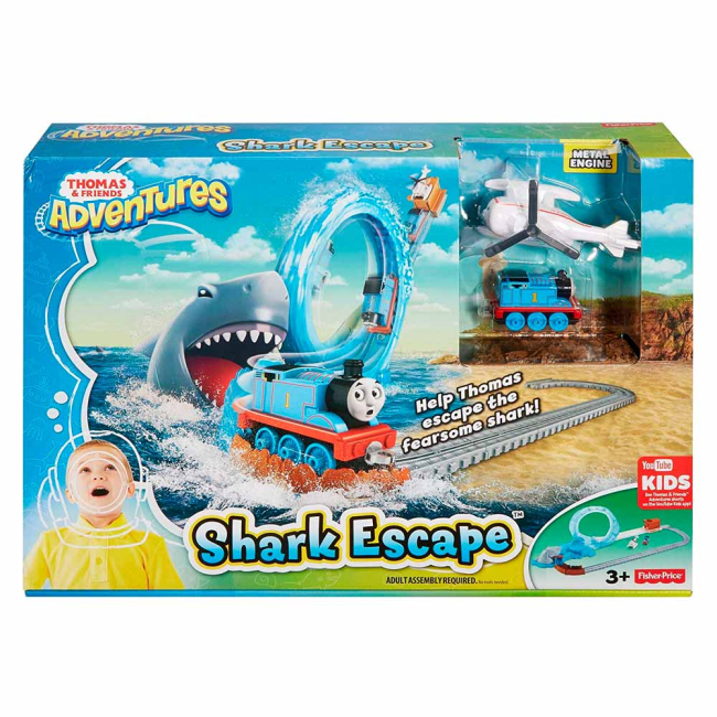 Залізниці та потяги - Ігровий набір Thomas and Friends Adventures Втеча від акули (DVT12)#2