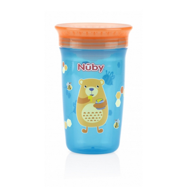 Товары по уходу - Кружечка непроливайка с крышечкой Nuby 300ml (10411)#2