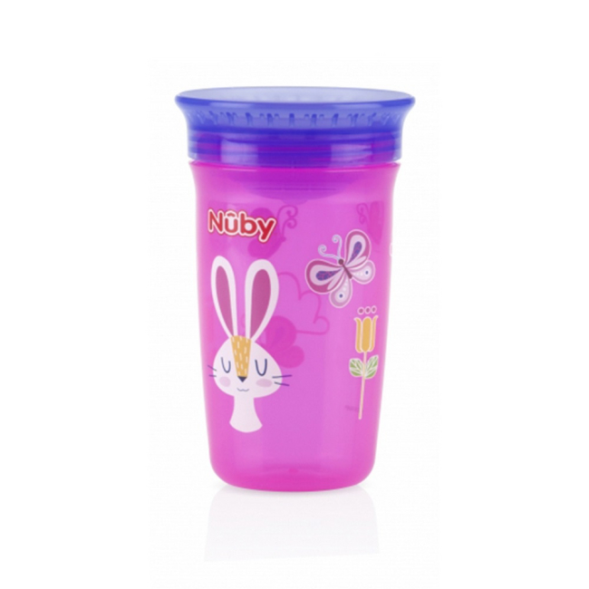 Товары по уходу - Кружечка непроливайка с крышечкой Nuby 300ml (10411)#3