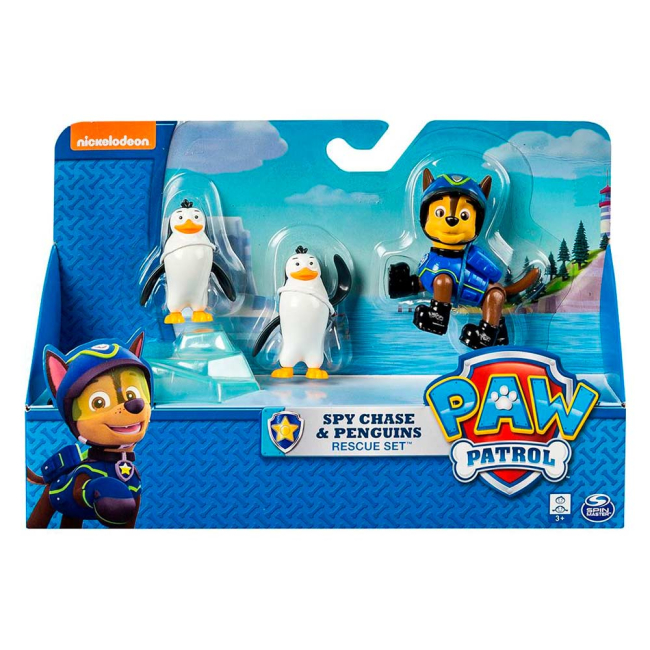 Фигурки персонажей - Игровой набор Щенячий патруль Spin Master Гонщик и пингвины (SM16659/SM16659-1)#2