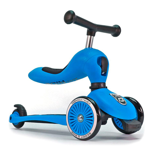 Самокати - Самокат Scoot and Ride Highwaykick Синій триколісний до 50 кг (SR-160629-BLUE)#2