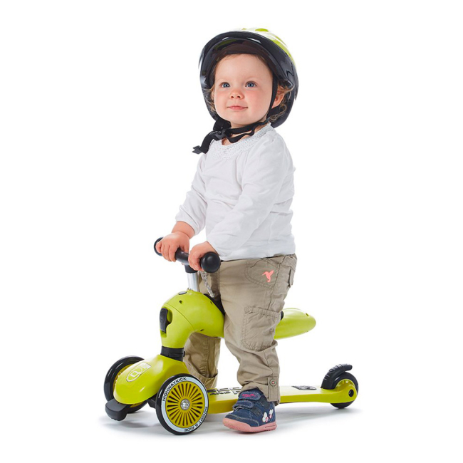 Самокати - Самокат Scoot and Ride Highwaykick 3 колеса до 20/50 кг 1 Зелений (SR-160629-LIME)#4