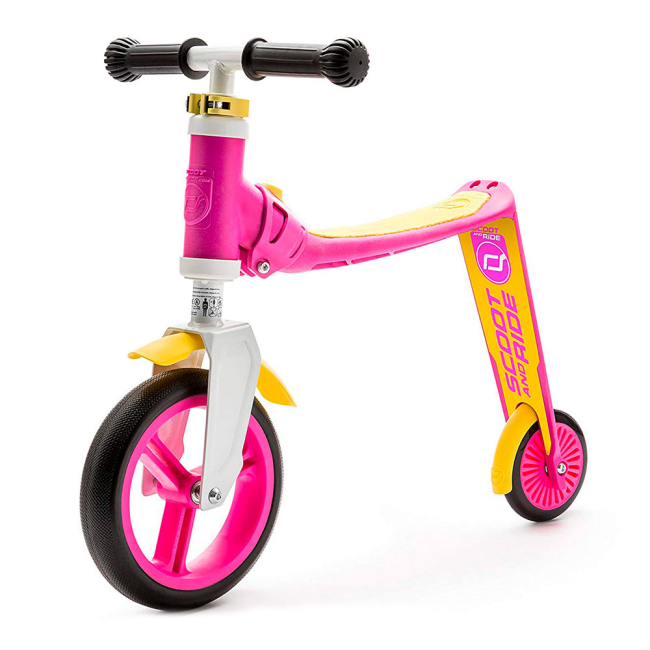 Самокати - Самокат Highwaybaby Scoot & Ride Рожево-Жовтий (SR-216271-PINK-YELLOW)#2