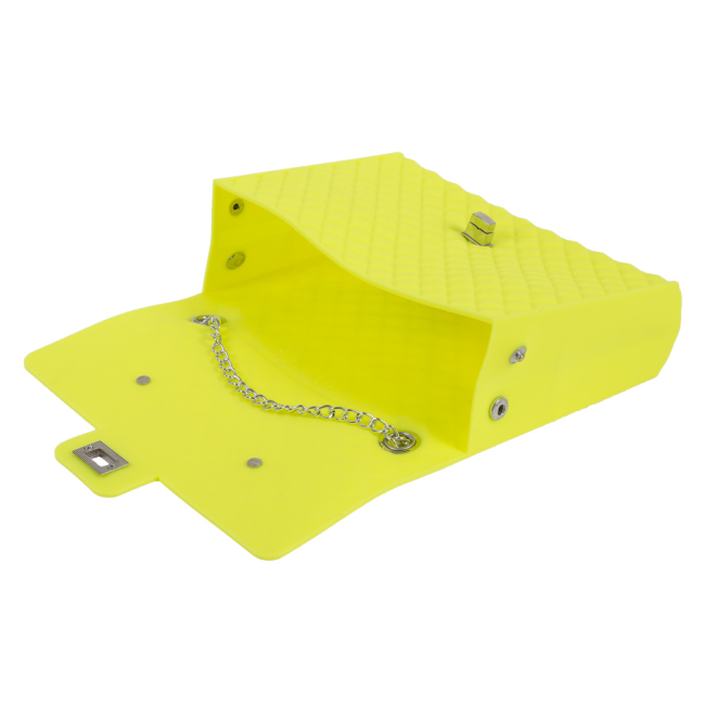 Рюкзаки и сумки - Сумочка кросс-боди cиликоновая Tinto Желтая (CB33.61)#4