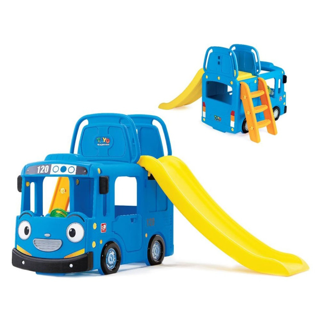Ігрові комплекси, гойдалки, гірки - Ігровий майданчик Автобус-гірка Tayo YaYa 3 в 1 (Y1543)#2