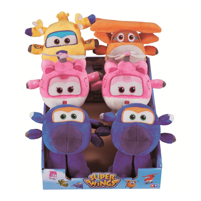 Персонажи мультфильмов - Мягкая игрушка Super Wings Donnie Dizzy Jerome Albert 13 см ассортимент  (YW711309А) (YW711309A)#2