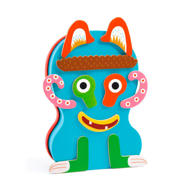 Розвивальні іграшки - Магнітна гра DJECO Монстрики (DJ03081)#2