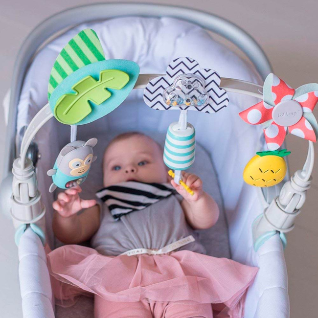 Подвески, мобили - Гибкая дуга для коляски Тропический оркестр Taf Toys (12135)#2