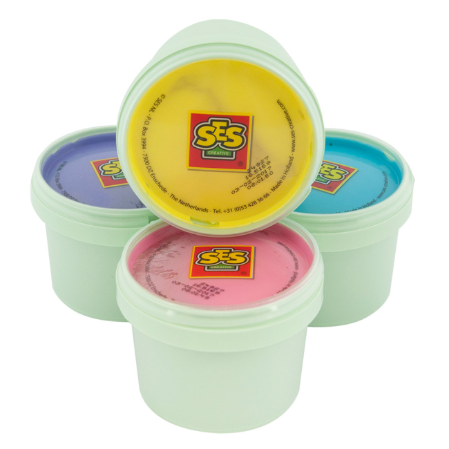 Канцтовары - Пальчиковые краски Юные художницы SES Эко 4 цвета (24927S)#2