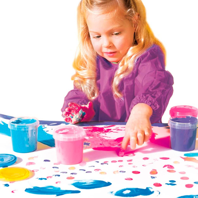 Канцтовары - Пальчиковые краски Юные художницы SES Эко 4 цвета (24927S)#3