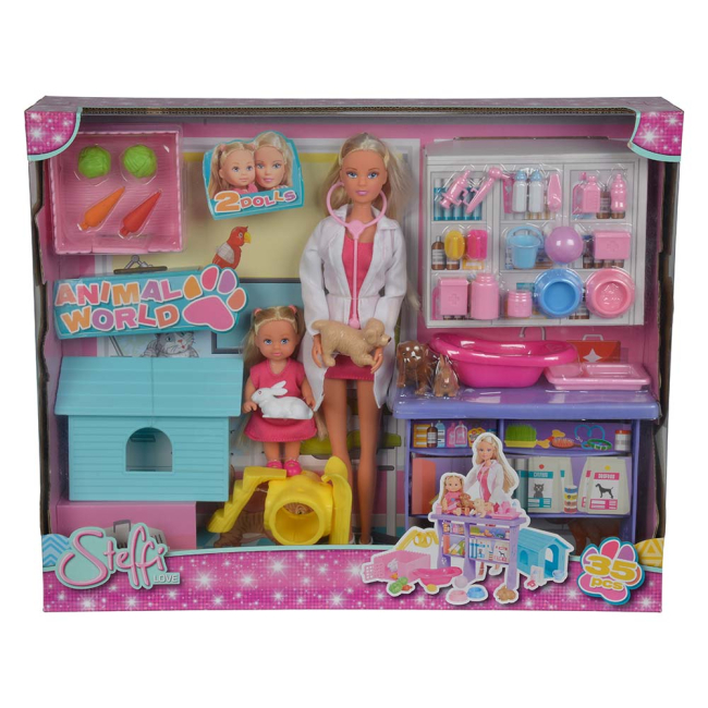 Ляльки - Ляльковий набір Steffi & Evi Love Ветеринарна клініка (5733040)#3