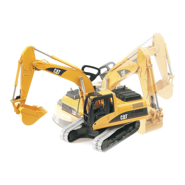 Транспорт и спецтехника - Машинка игрушечная Экскаватор Bruder Cat (02438)#3