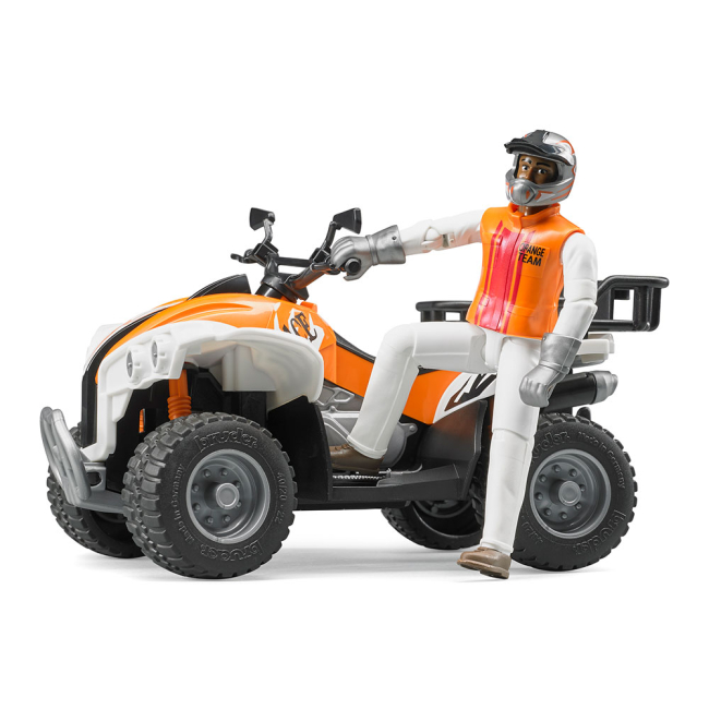 Автомодели - Автомодель игрушечная квадроцикл и фигурка водителя Bruder (63000)#2