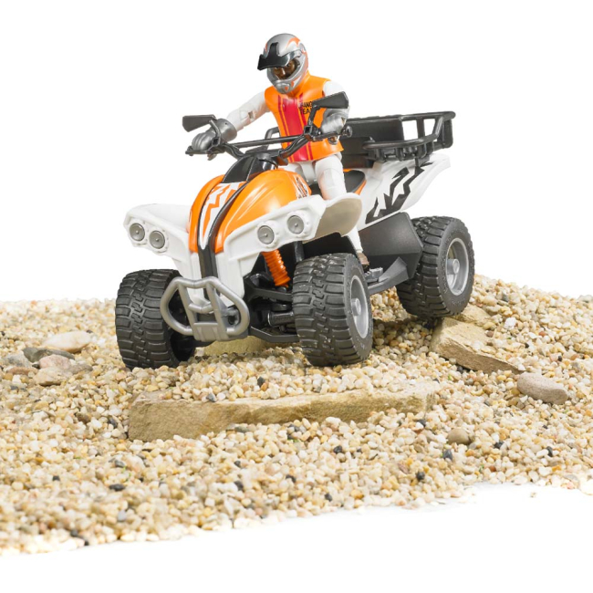 Автомодели - Автомодель игрушечная квадроцикл и фигурка водителя Bruder (63000)#4