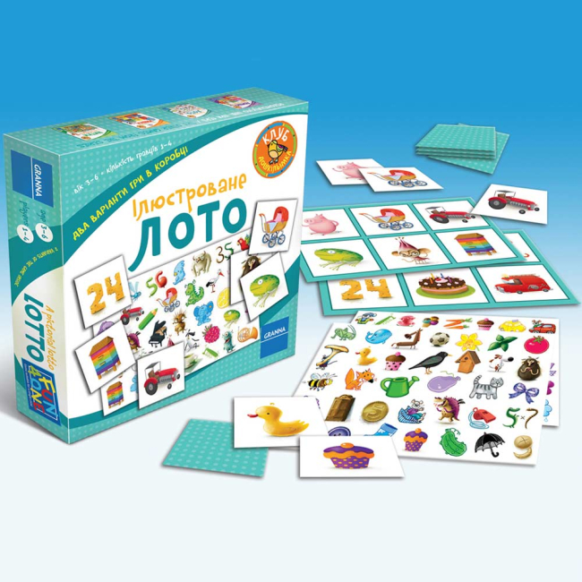 Настільні ігри - Настільна гра Granna Ілюстроване лото (82517)#2